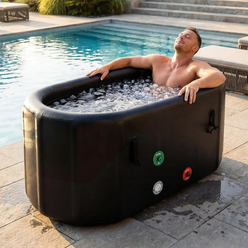 Coldera XL full-body ice bath tub — part of the Coldera Complete System