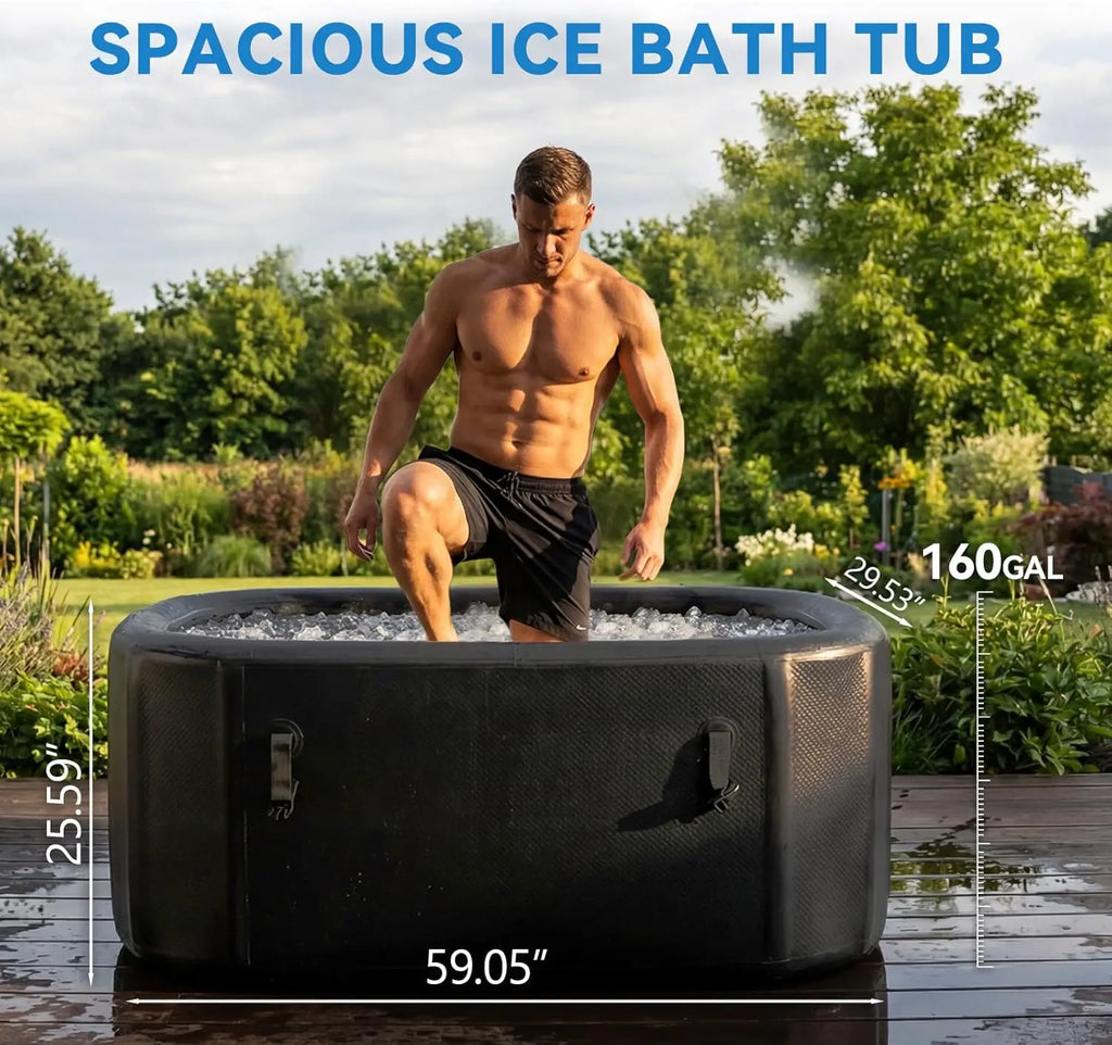 Coldera XL — Full-Body Ice Bath Tub (193 Gal)