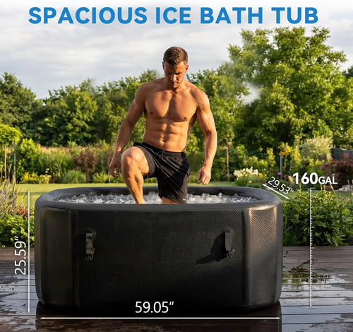 Coldera XL — Full-Body Ice Bath Tub (193 Gal)