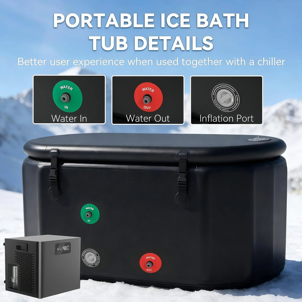 Coldera XL — Full-Body Ice Bath Tub (193 Gal)