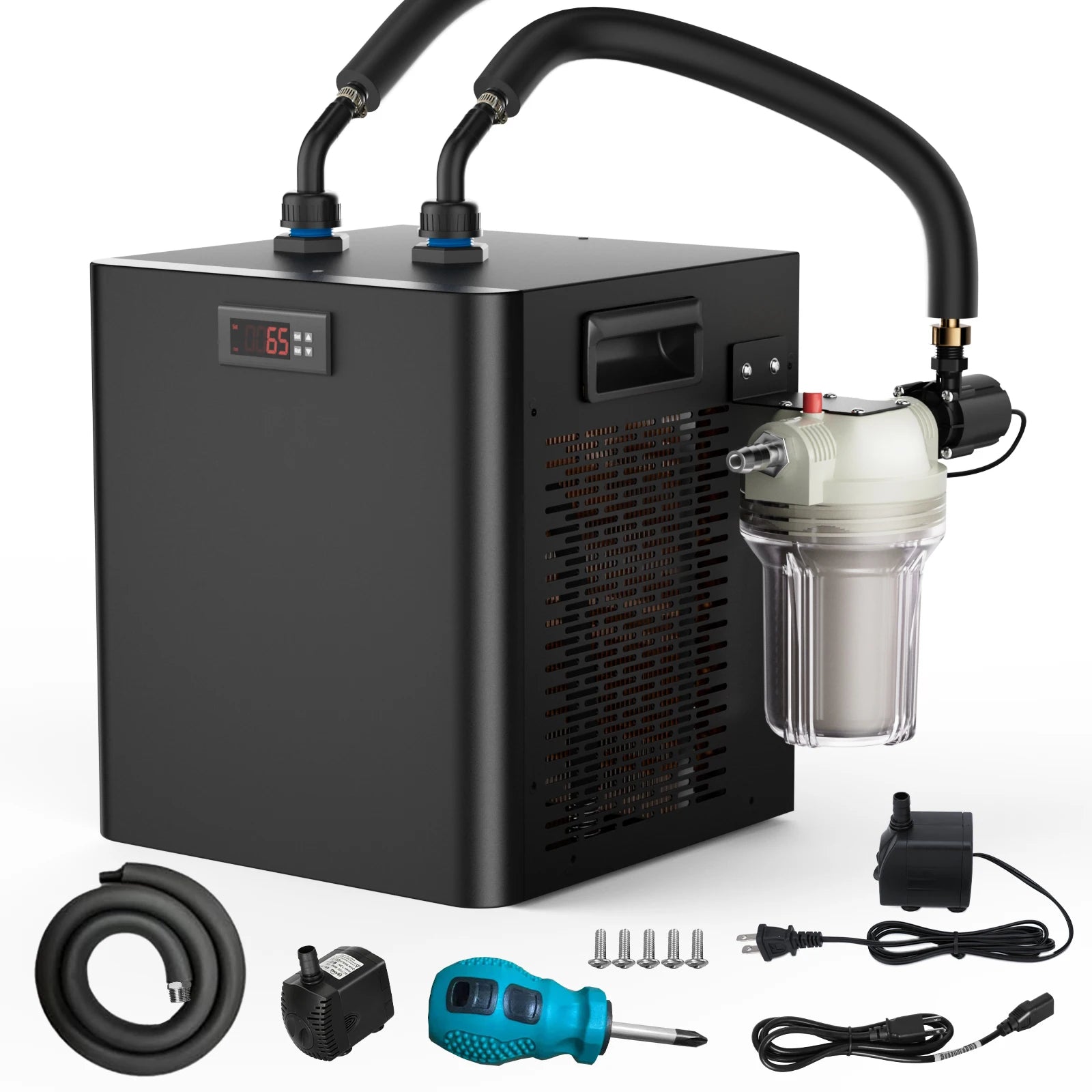 Coldera Chill 1/3 HP water chiller — part of the Coldera Complete System