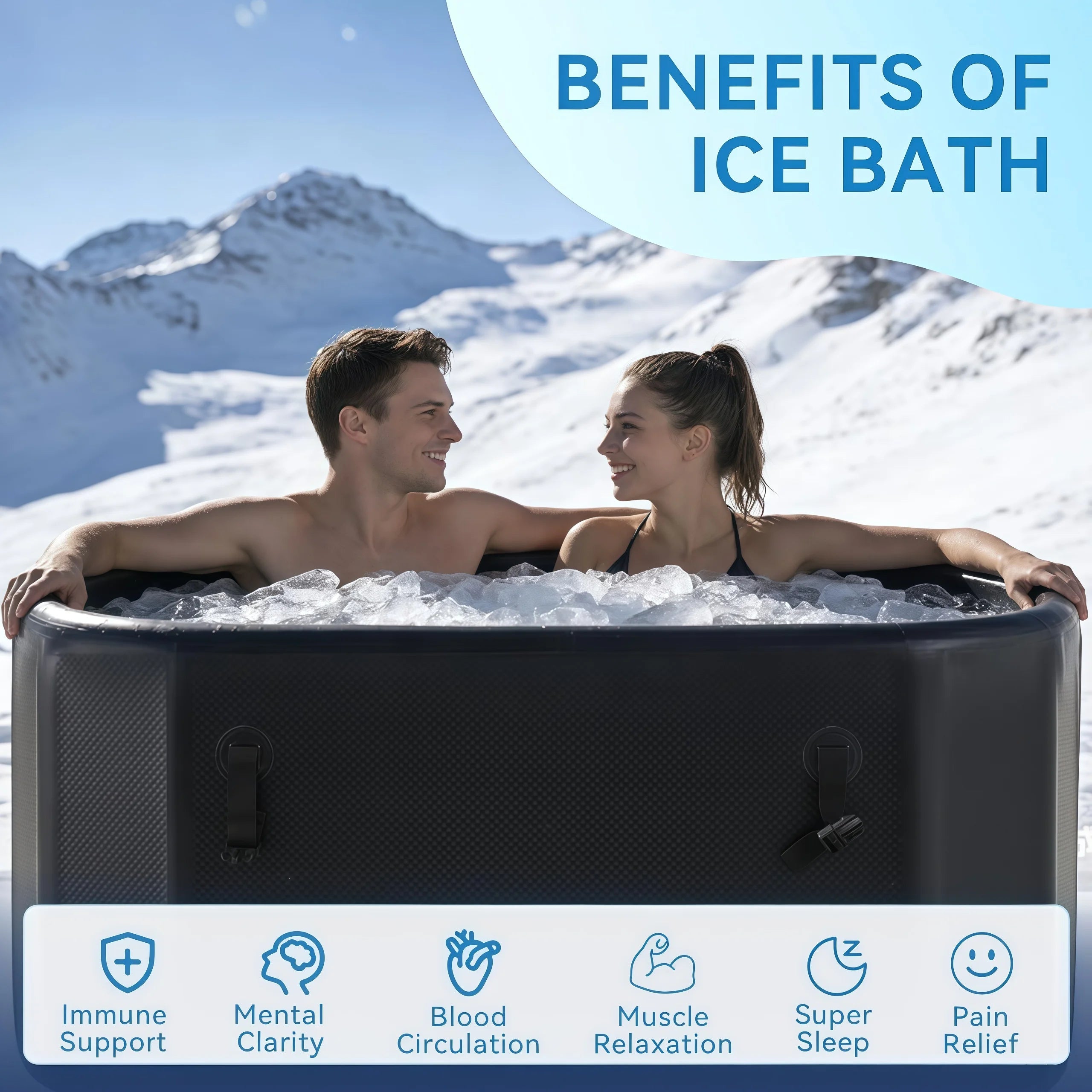 Coldera XL — Full-Body Ice Bath Tub (193 Gal)