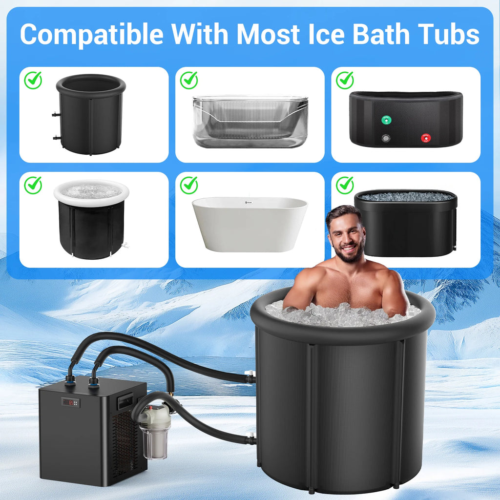 Coldera Chill — 1/3 HP Water Chiller with Filter & Pump