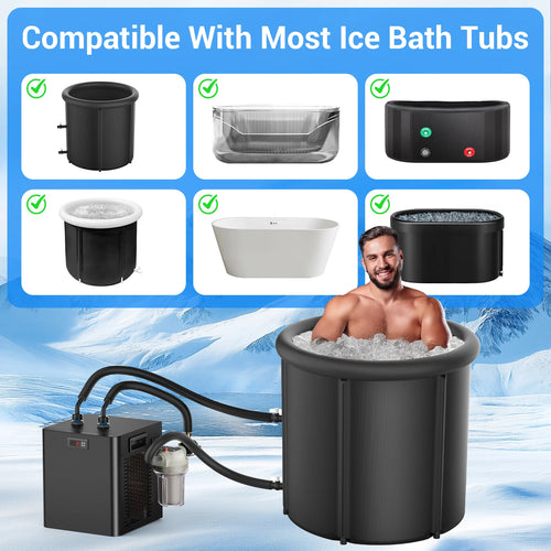 Coldera Chill — 1/3 HP Water Chiller with Filter & Pump
