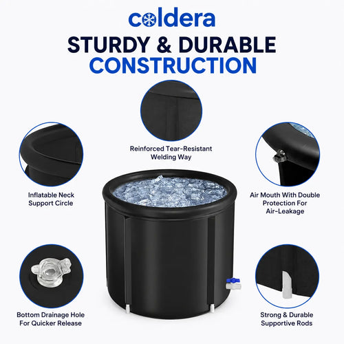 Coldera Core — Foldable Ice Bath Tub (97 Gal)