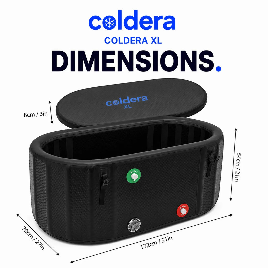 Coldera XL — Full-Body Ice Bath Tub (193 Gal)