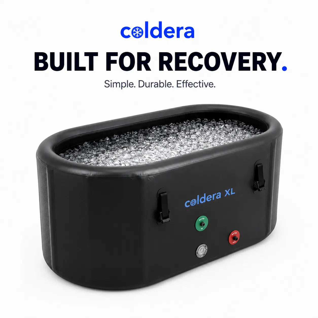 Coldera XL — Full-Body Ice Bath Tub (193 Gal)