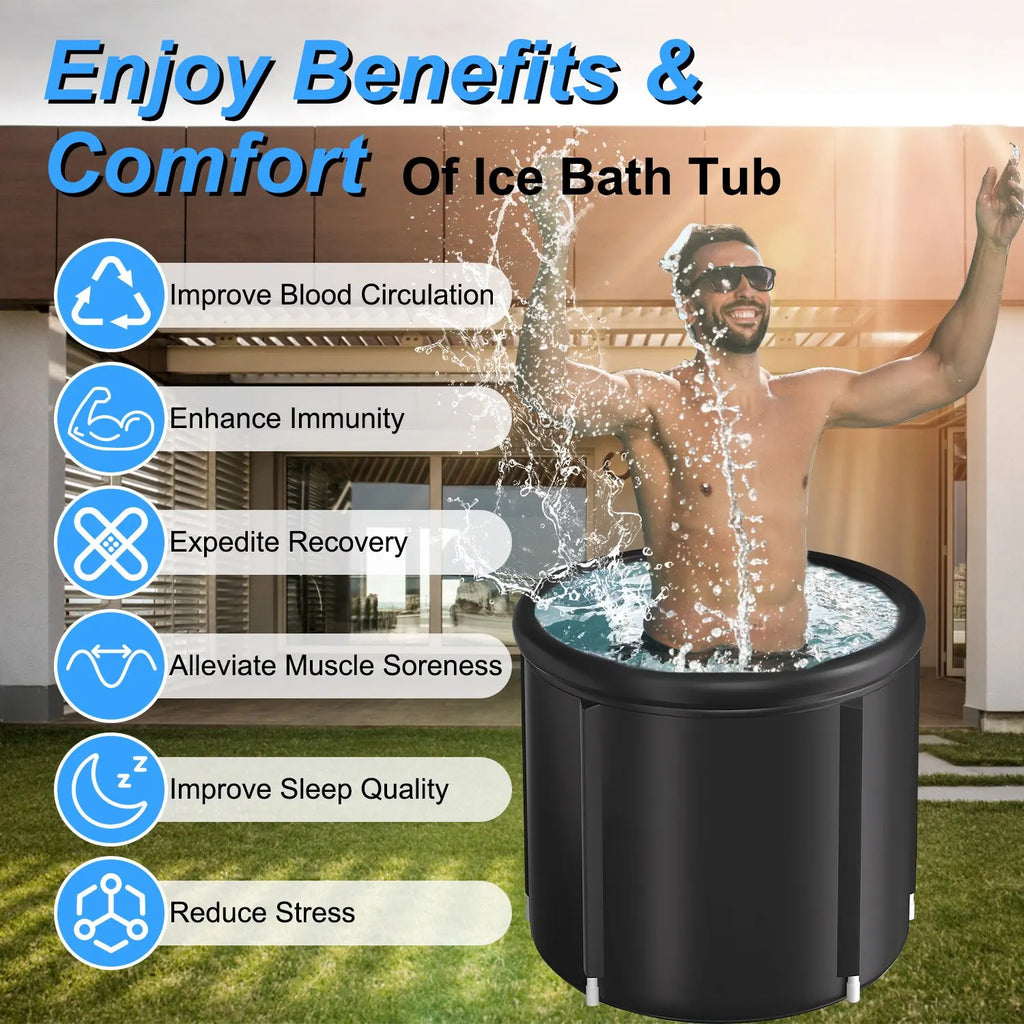 Coldera Core — Foldable Ice Bath Tub (97 Gal)
